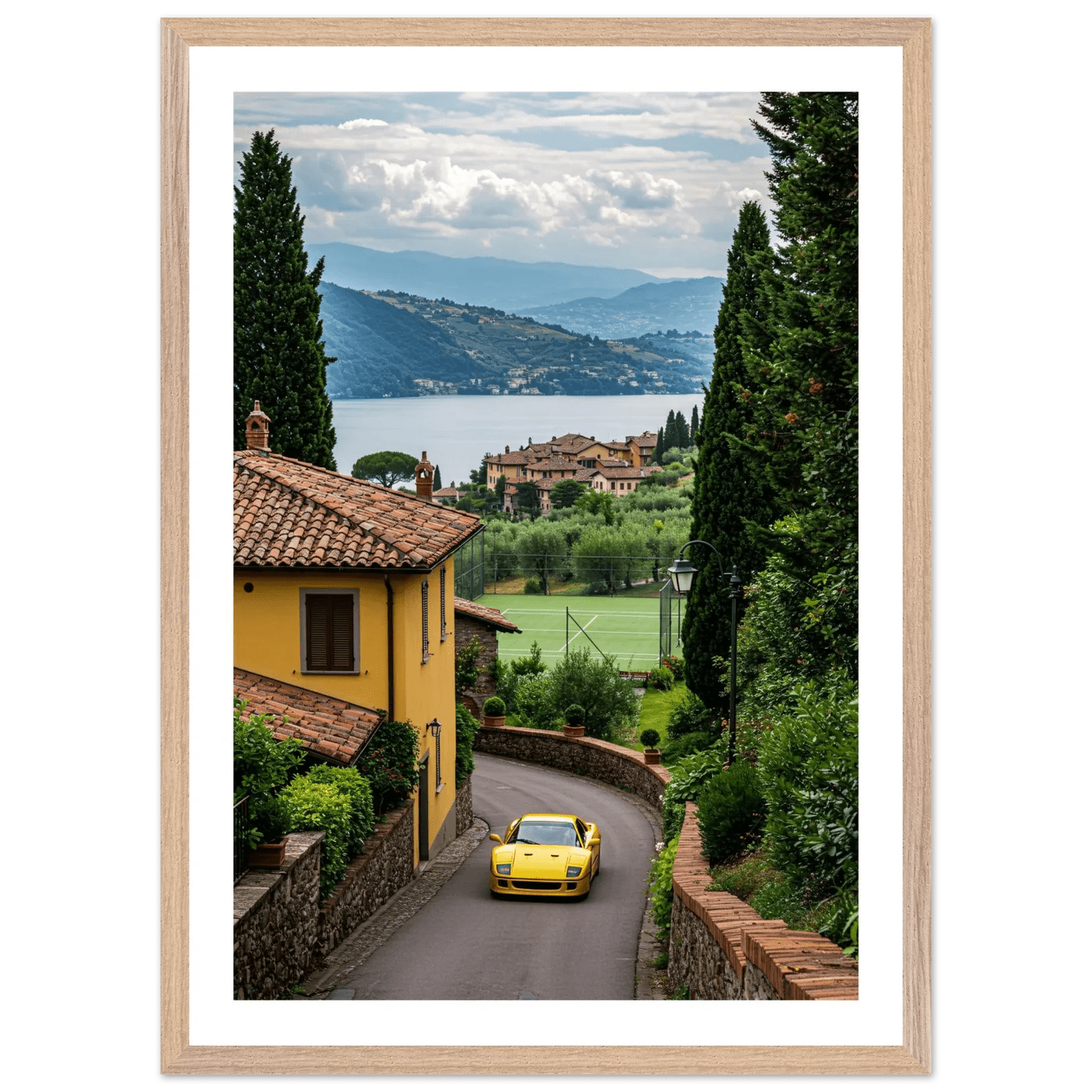 Italian Dream Drive Photography Wall Art - Luxury Art Canvas