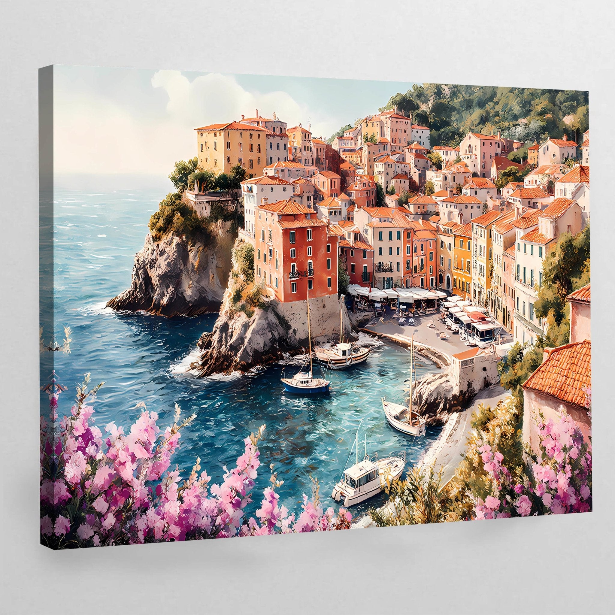 Italian Landscape Wall Art - Luxury Art Canvas