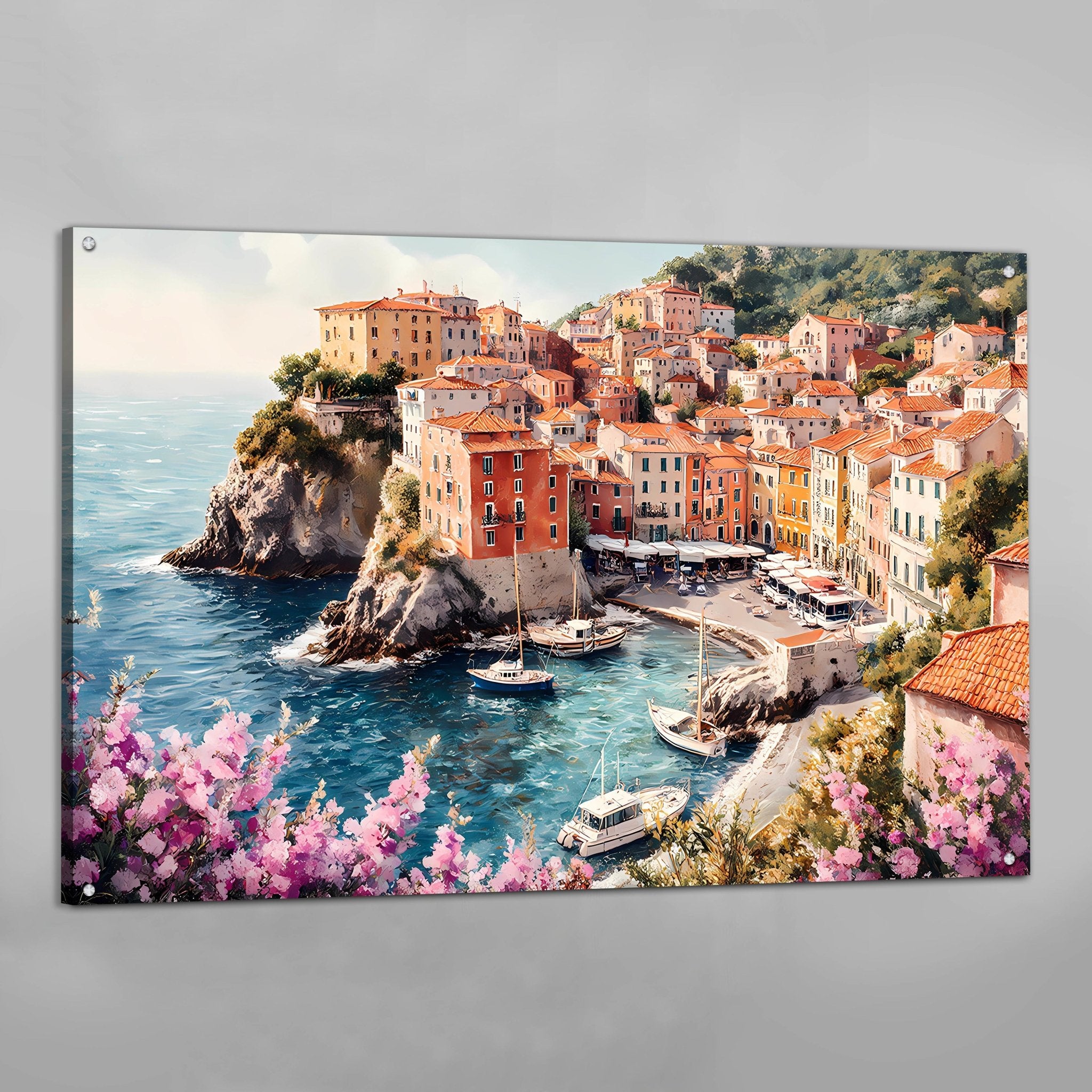 Italian Landscape Wall Art - Luxury Art Canvas
