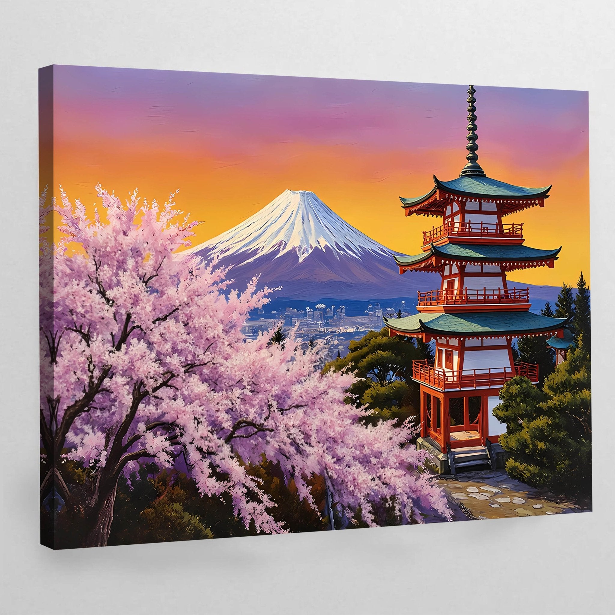 Japanese Landscape Canvas - Luxury Art Canvas