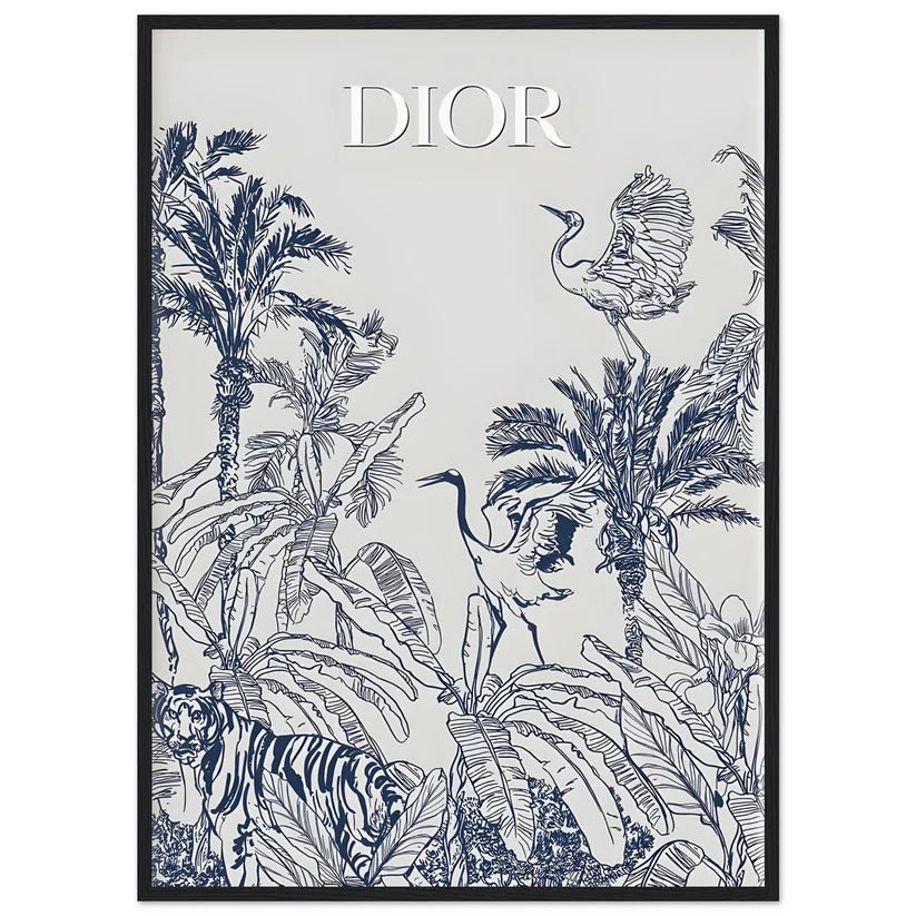 Jungle Dior Wall Art Luxury Art Canvas