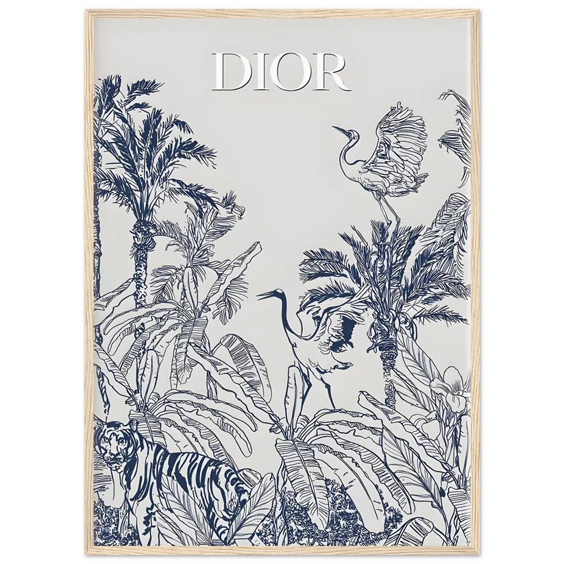 Jungle Dior Wall Art - Luxury Art Canvas