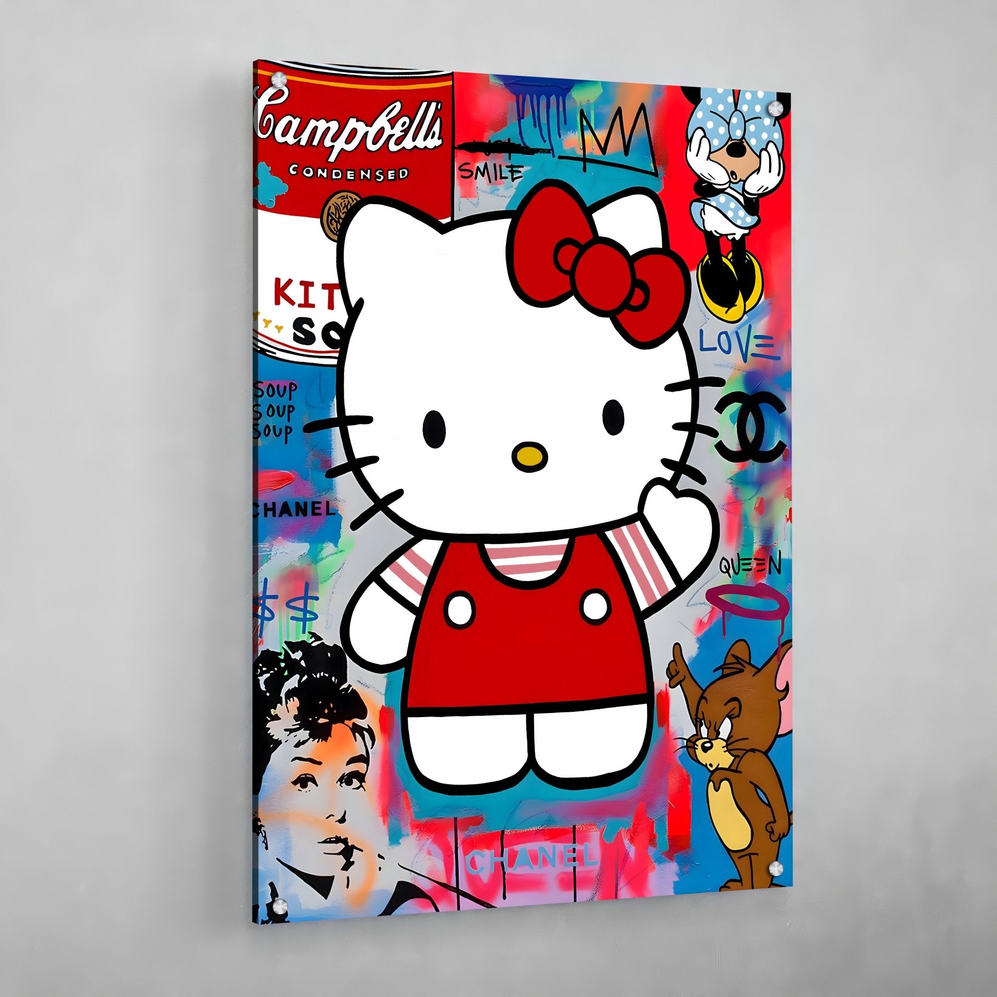 Kawaii Graffiti Wall Art - Luxury Art Canvas