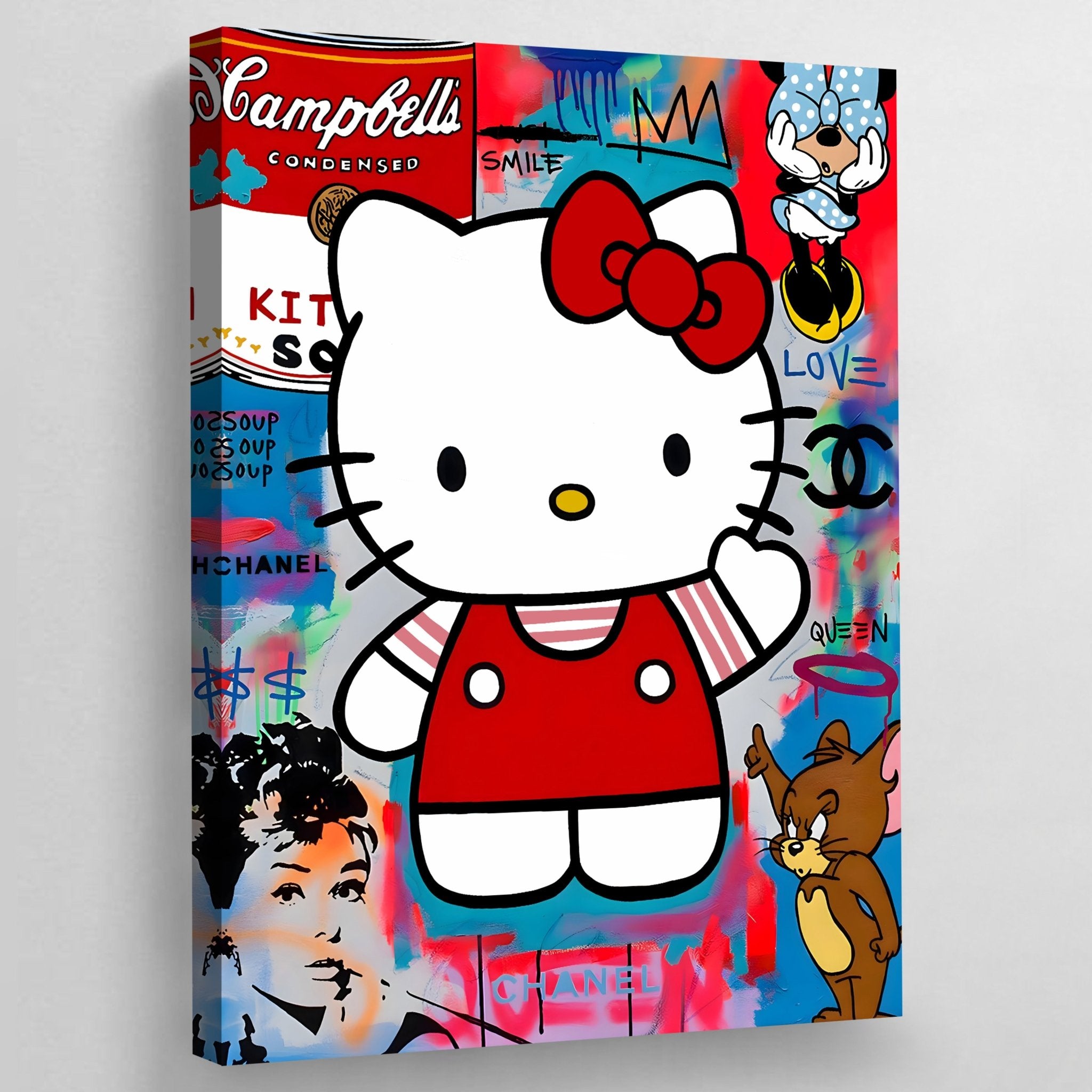 Kawaii Graffiti Wall Art - Luxury Art Canvas