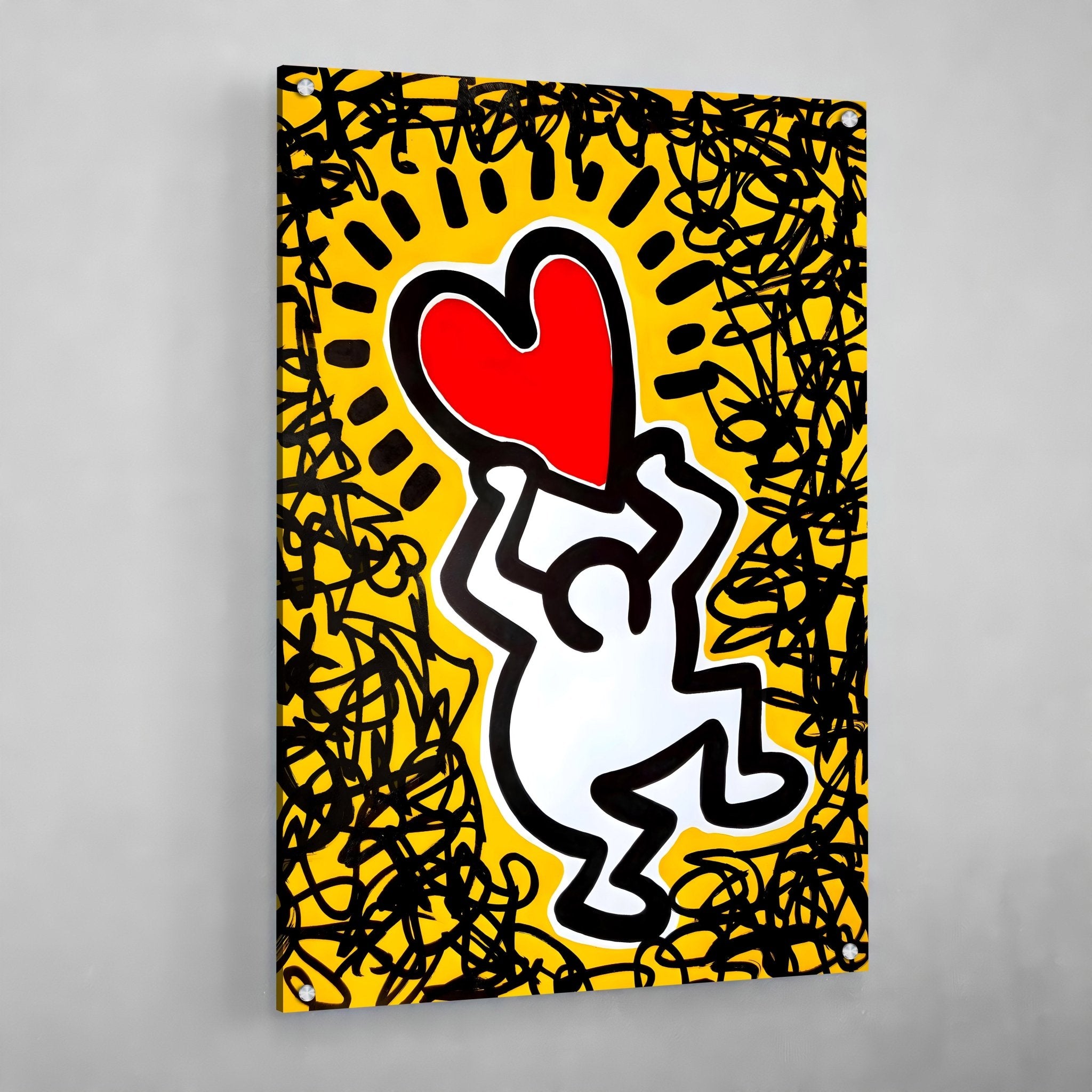 Keith Haring Street Art Wall Art - Luxury Art Canvas