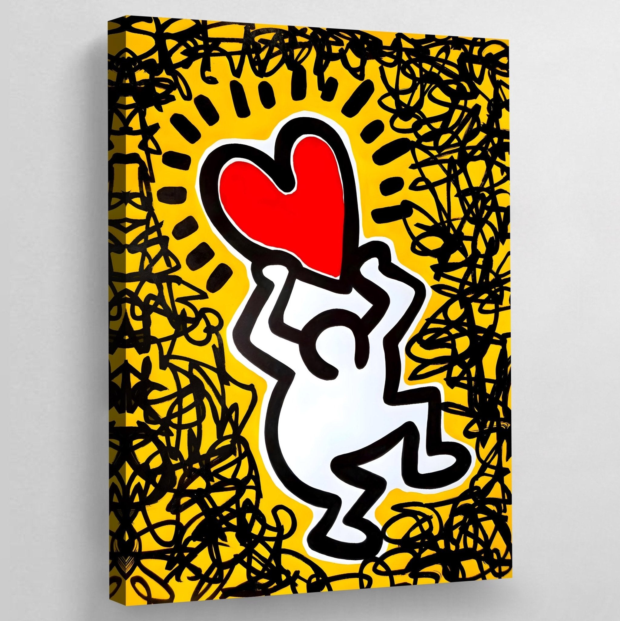 Keith Haring Street Art Wall Art - Luxury Art Canvas