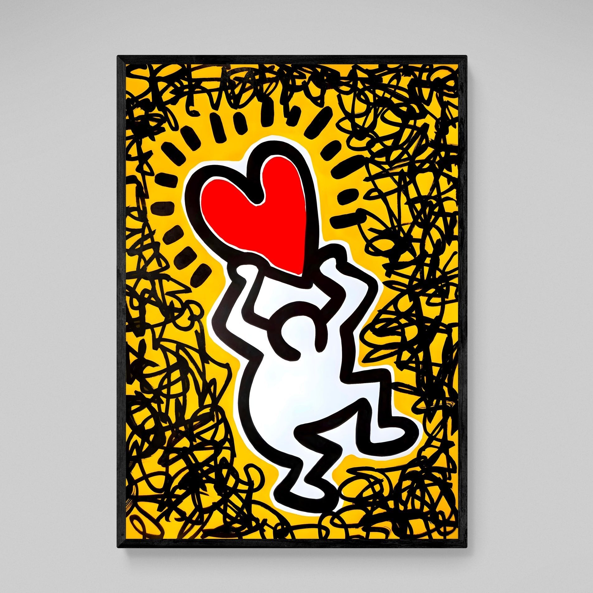 Keith Haring Street Art Wall Art - Luxury Art Canvas