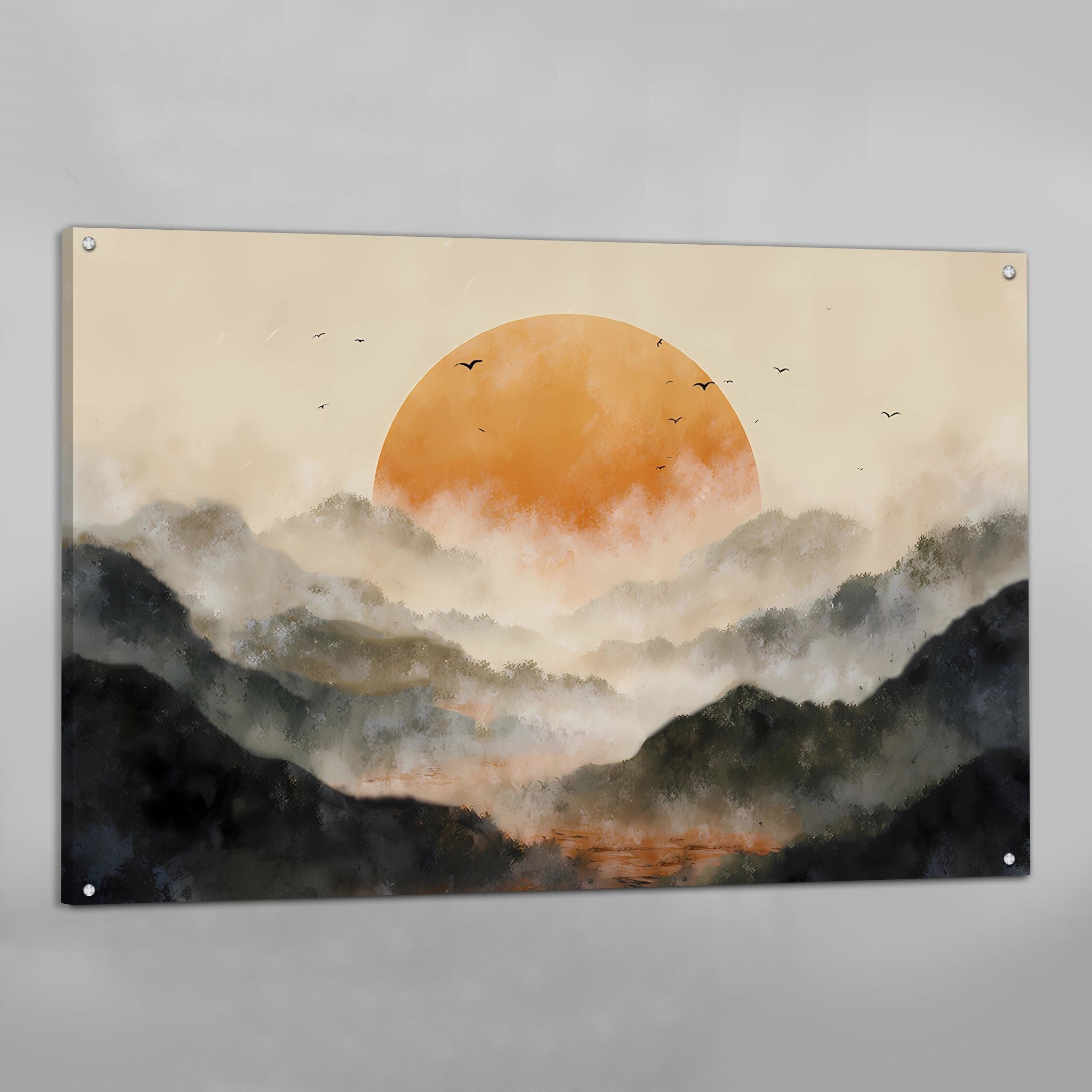 Landscape Wall Art Framed - Luxury Art Canvas