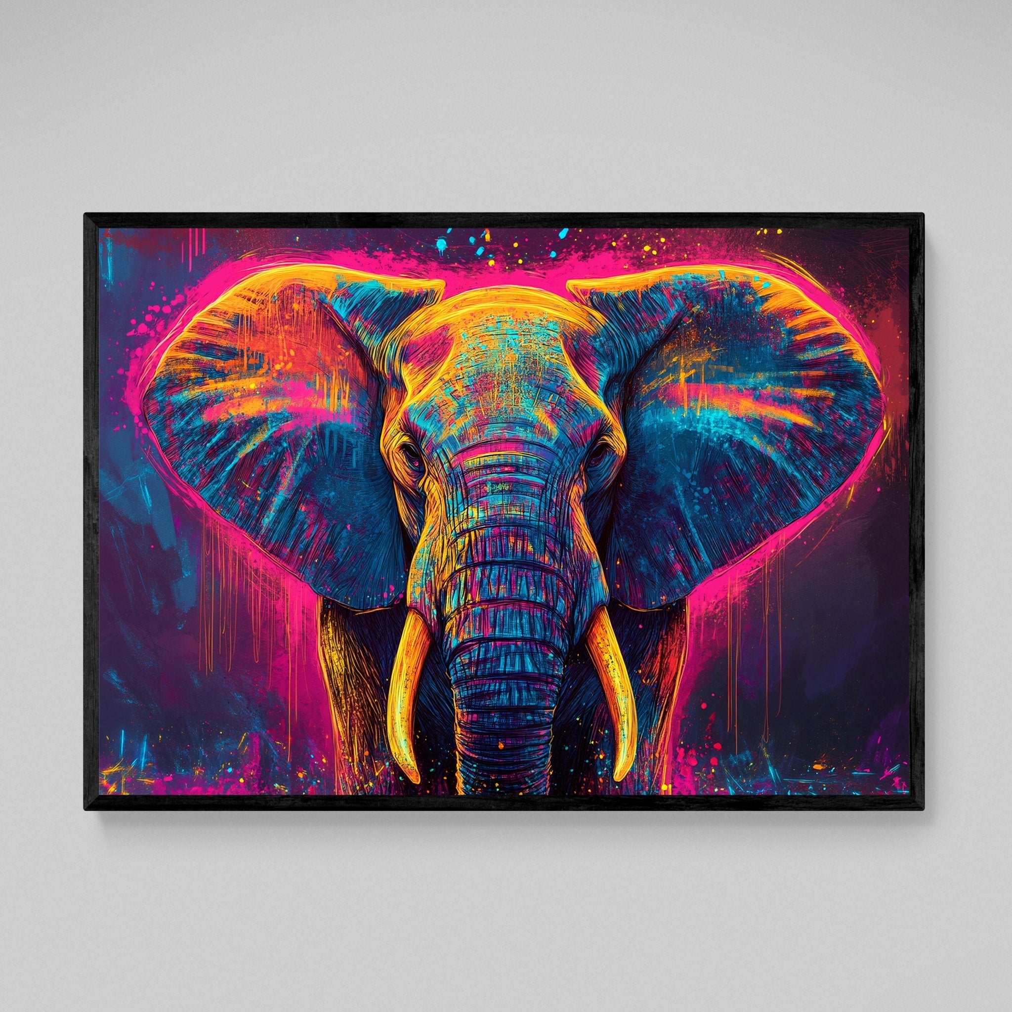 Large Elephant Canvas Wall Art - Luxury Art Canvas