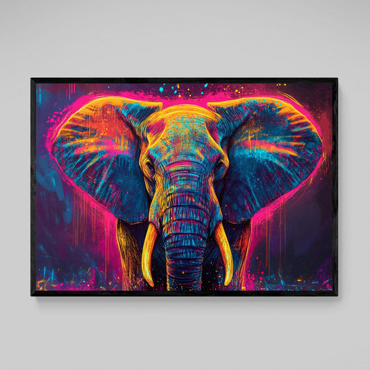 Large Elephant Canvas Wall Art - Luxury Art Canvas