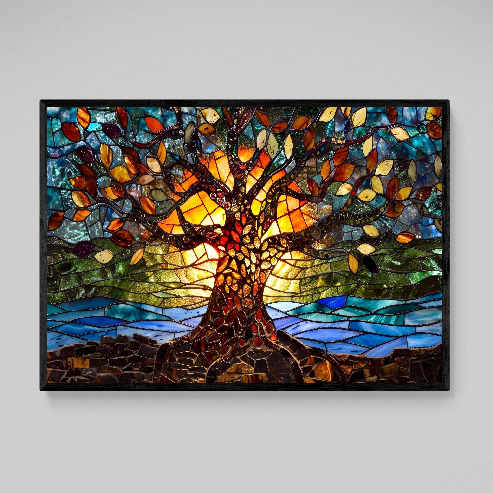 Large Tree Of Life Wall Art - Luxury Art Canvas