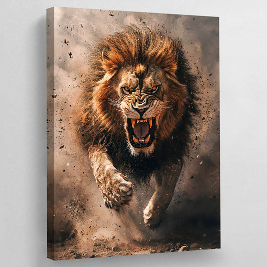 Lion Wall Art - Luxury Art Canvas