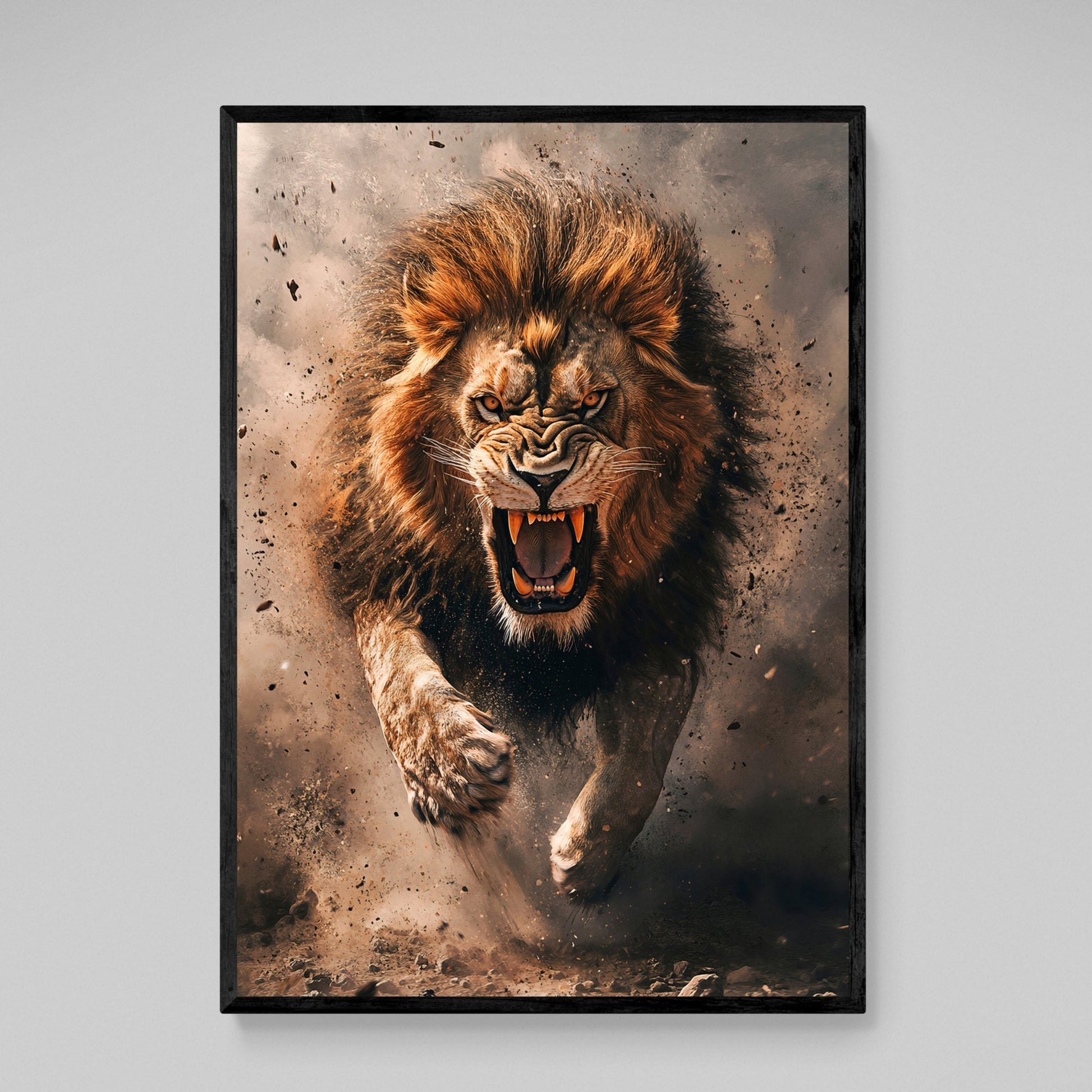 Lion Wall Art - Luxury Art Canvas