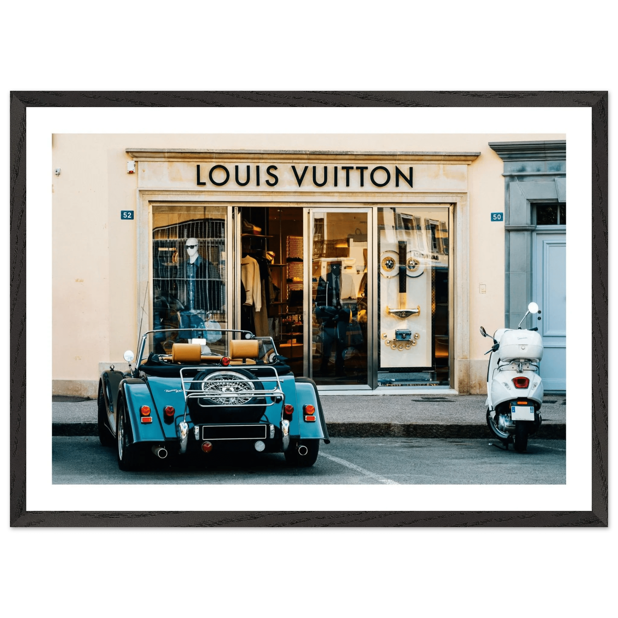 Louis Vuitton Boutique Photography Wall Art - Luxury Art Canvas