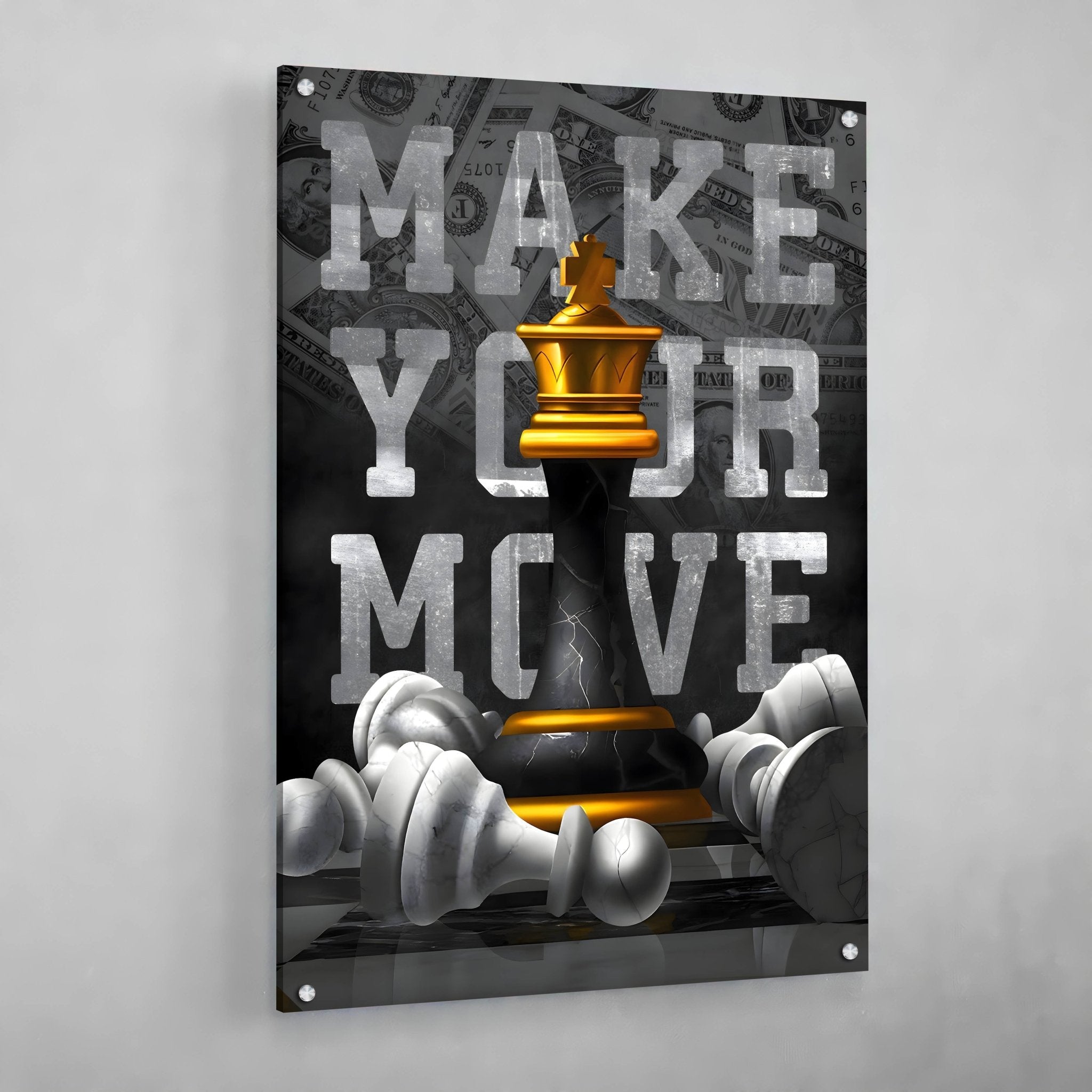 Make Your Move Canvas Wall Art - Luxury Art Canvas