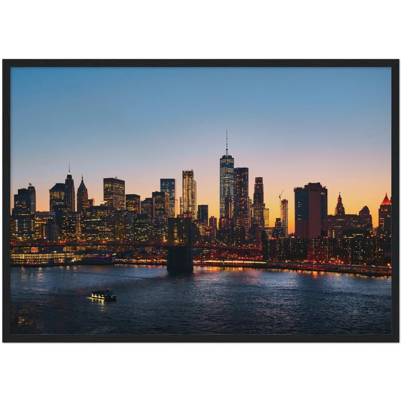Manhattan Skyline Wall Art - Luxury Art Canvas