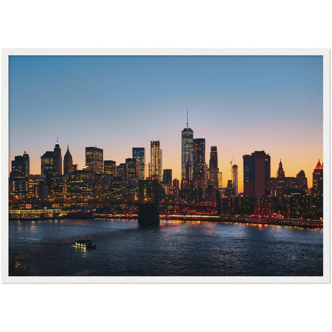 Manhattan Skyline Wall Art - Luxury Art Canvas