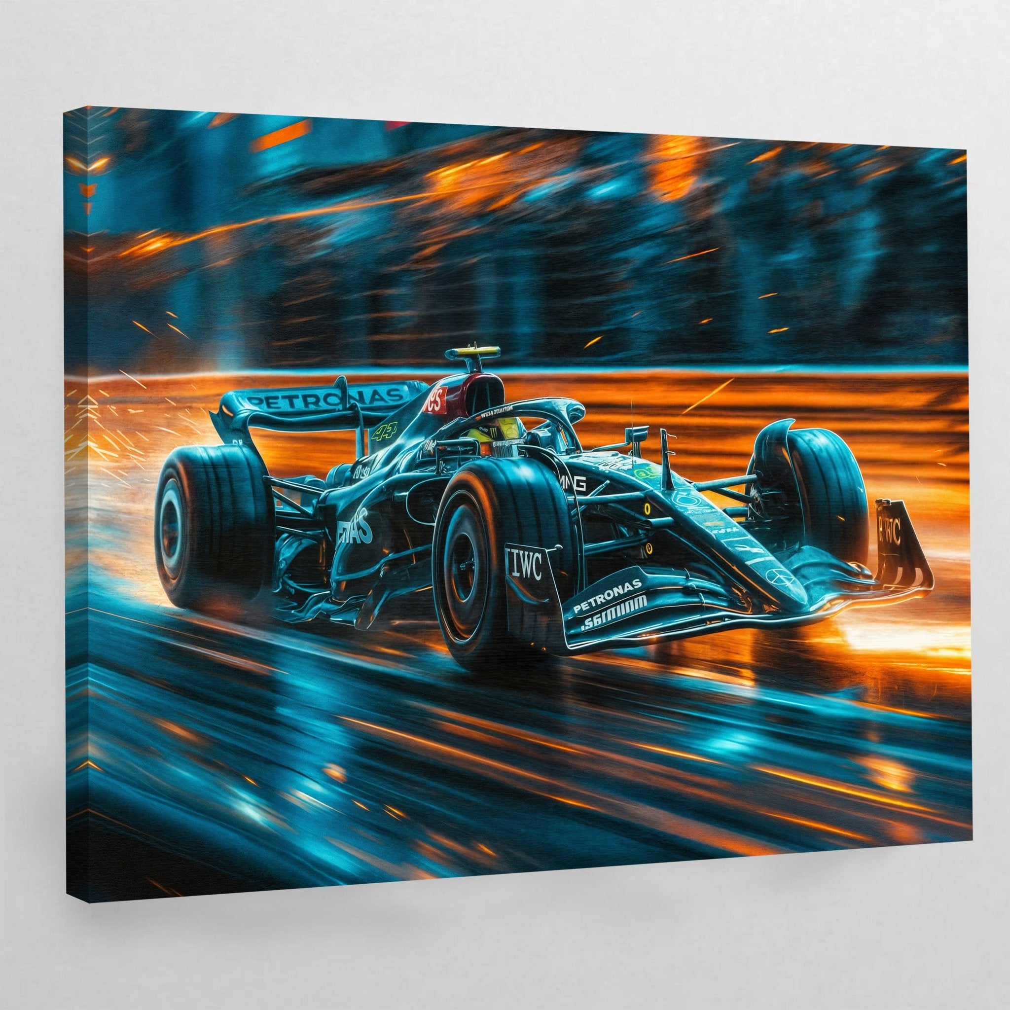 Mercedes F1 Wall Art - Luxury Art Canvas