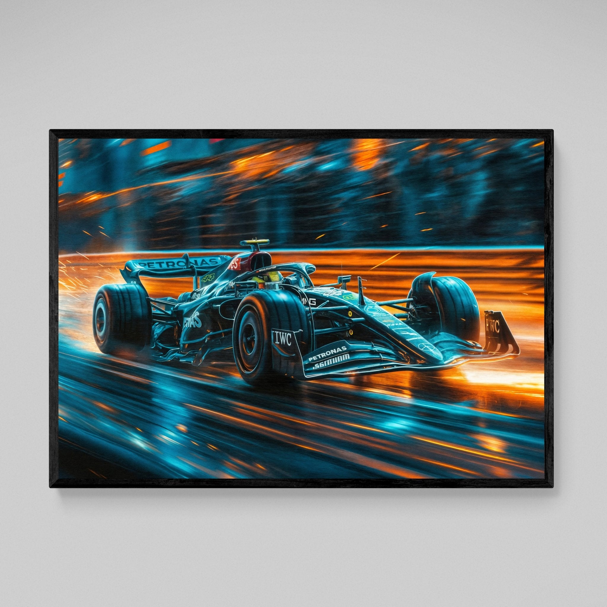Mercedes F1 Wall Art - Luxury Art Canvas