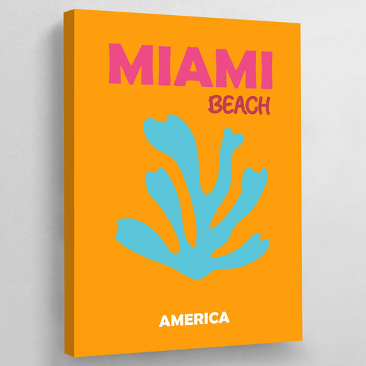 Miami Modern Wall Art - Luxury Art Canvas