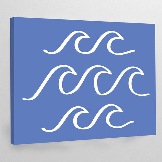 Minimalist Waves Wall Art - Luxury Art Canvas