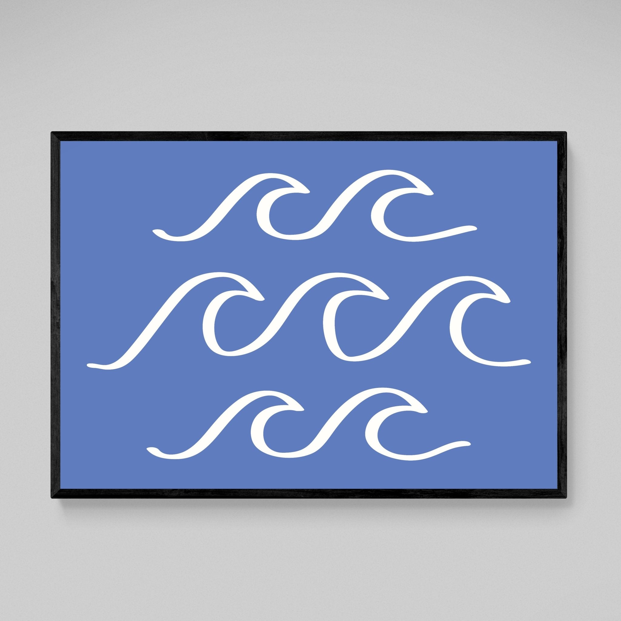Minimalist Waves Wall Art - Luxury Art Canvas