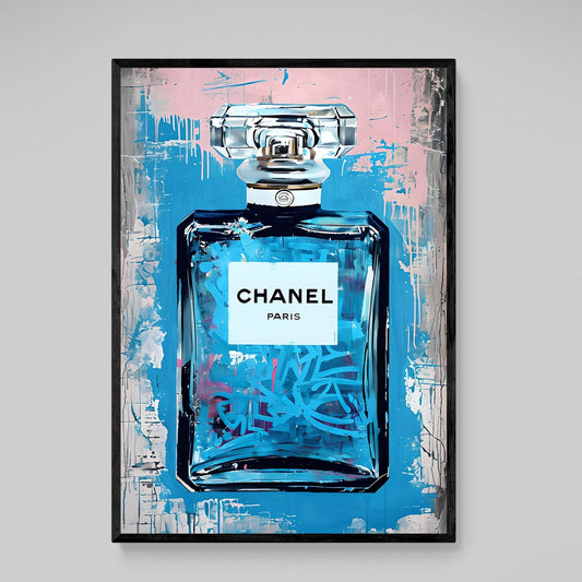 Modern Chanel Graffiti Canvas Wall Art - Luxury Art Canvas