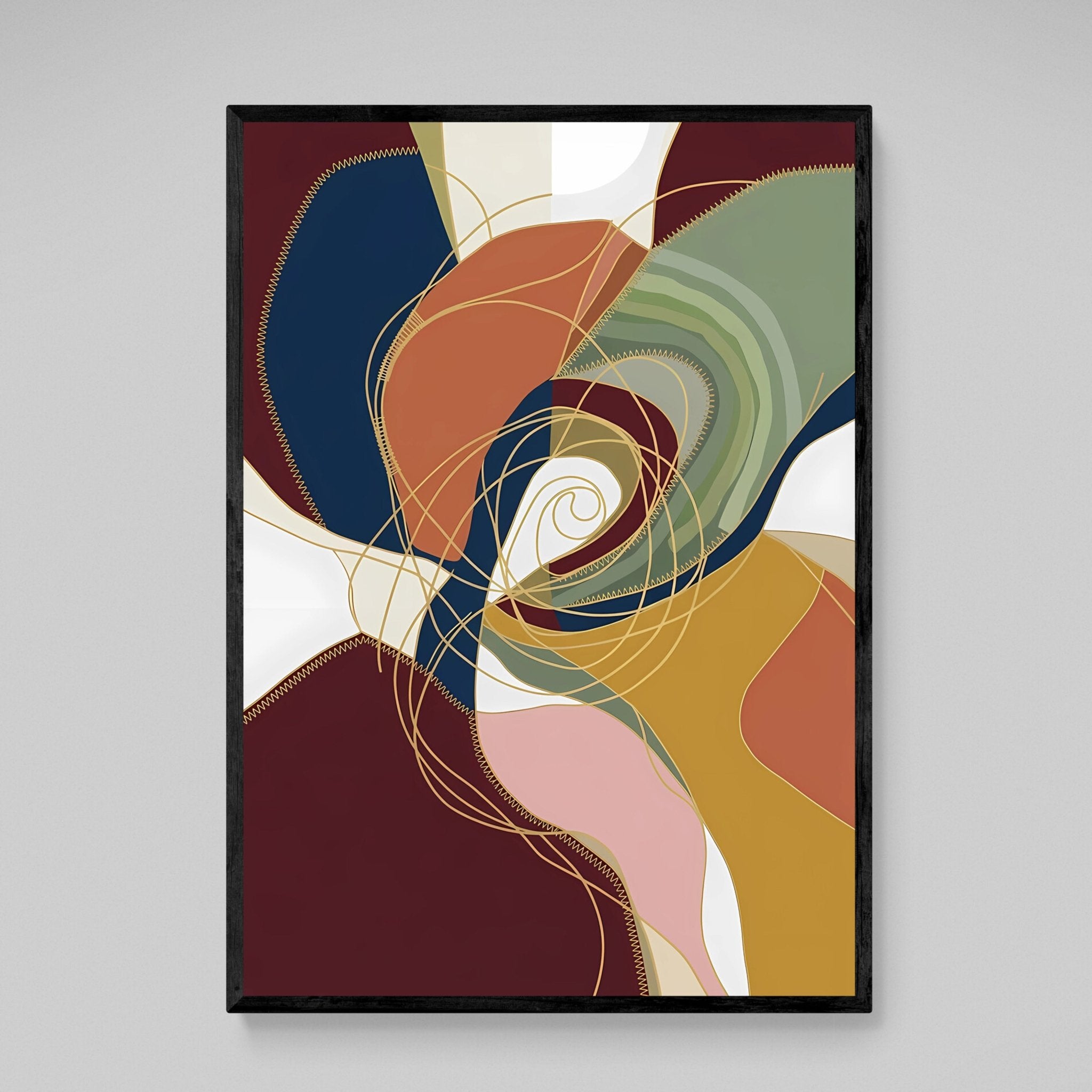 Modern Design Abstract Wall Art - Luxury Art Canvas