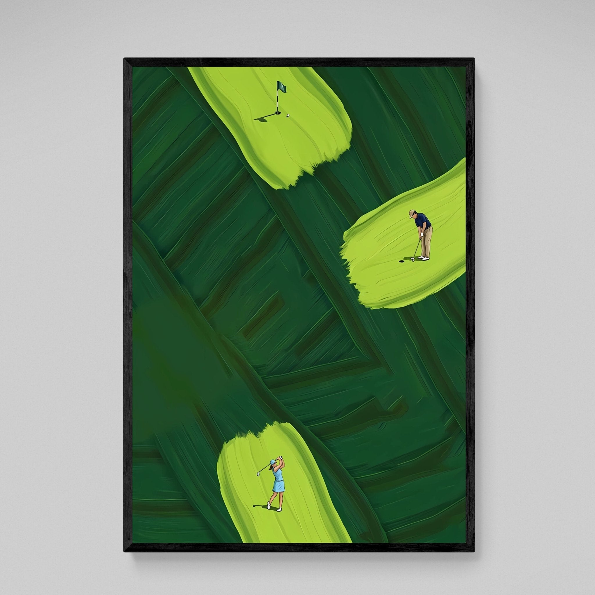 Modern Golf Canvas - Luxury Art Canvas
