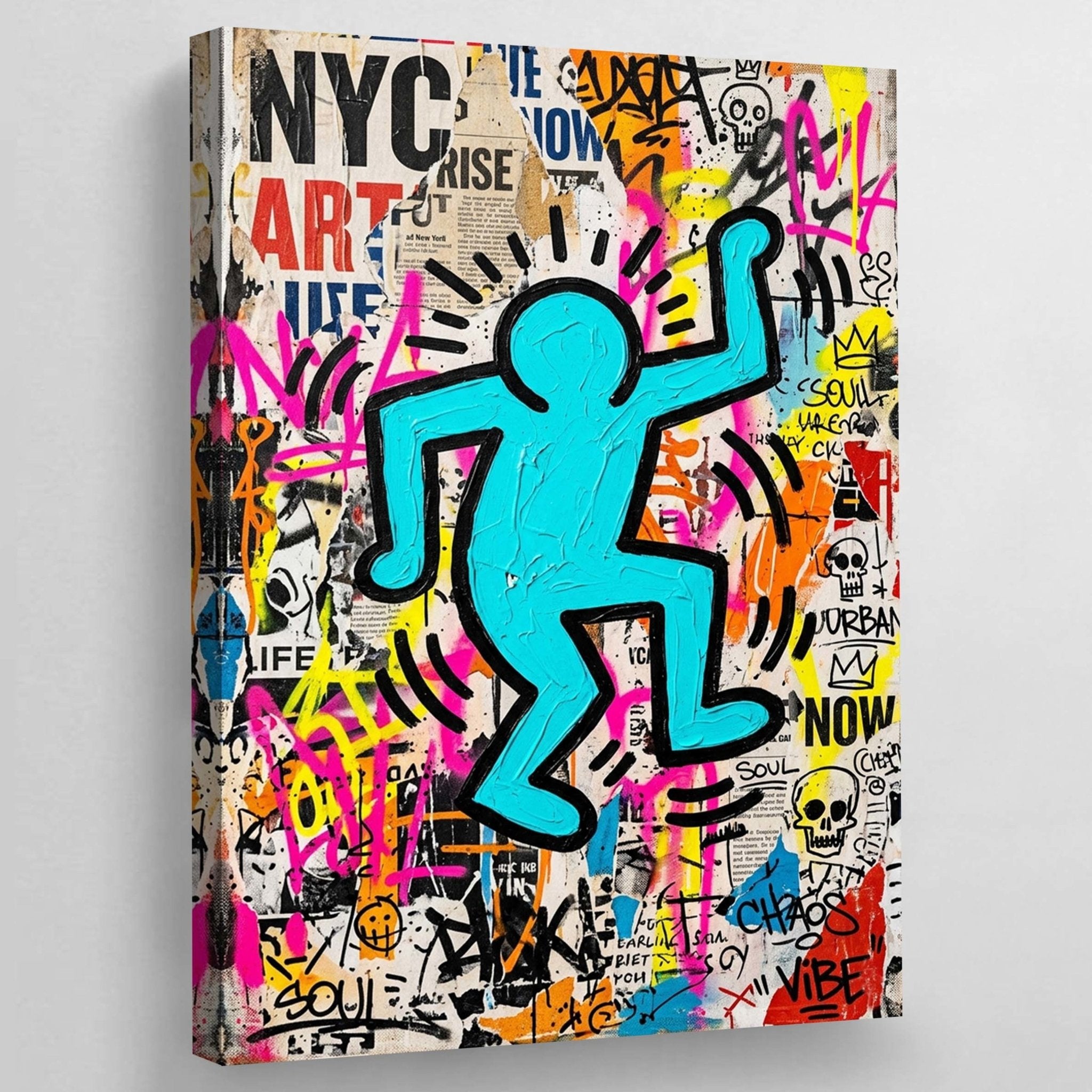 Modern Graffiti Pop Art Canvas - Luxury Art Canvas