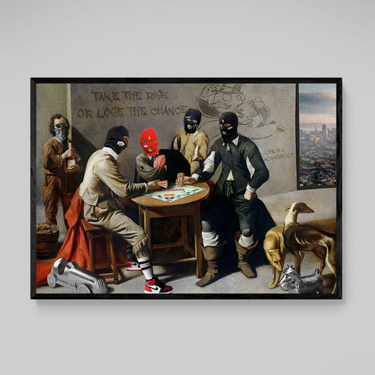 Modern Hustlers Wall Art - Luxury Art Canvas