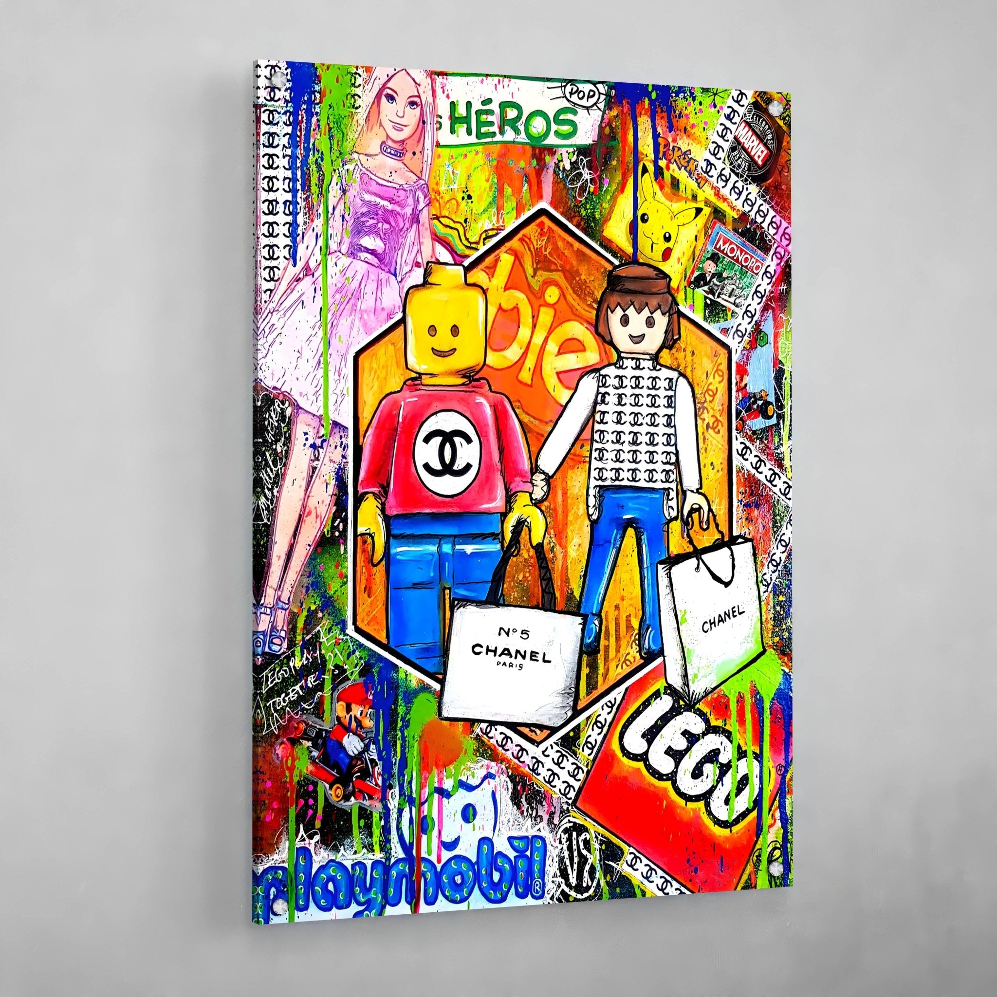 Modern Hypebeast Canvas Wall Art - Luxury Art Canvas