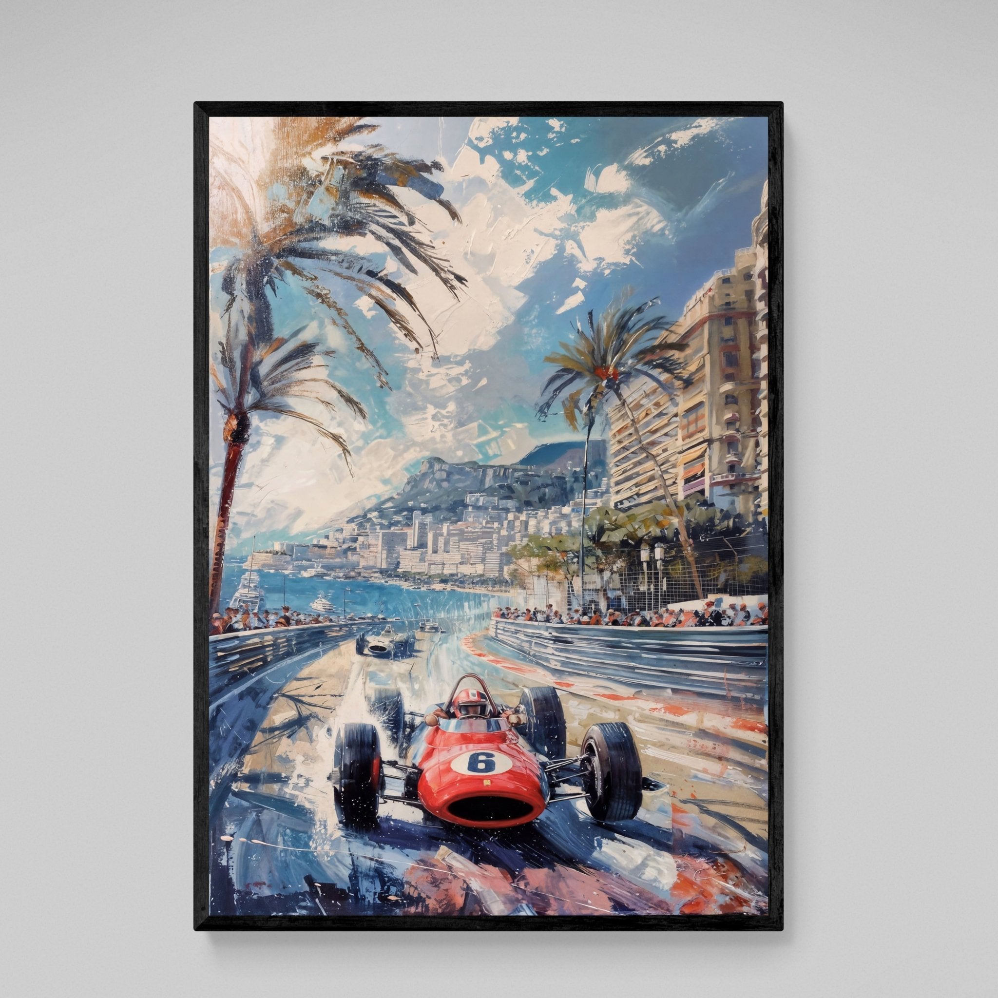 Monaco F1 Wall Art - Luxury Art Canvas