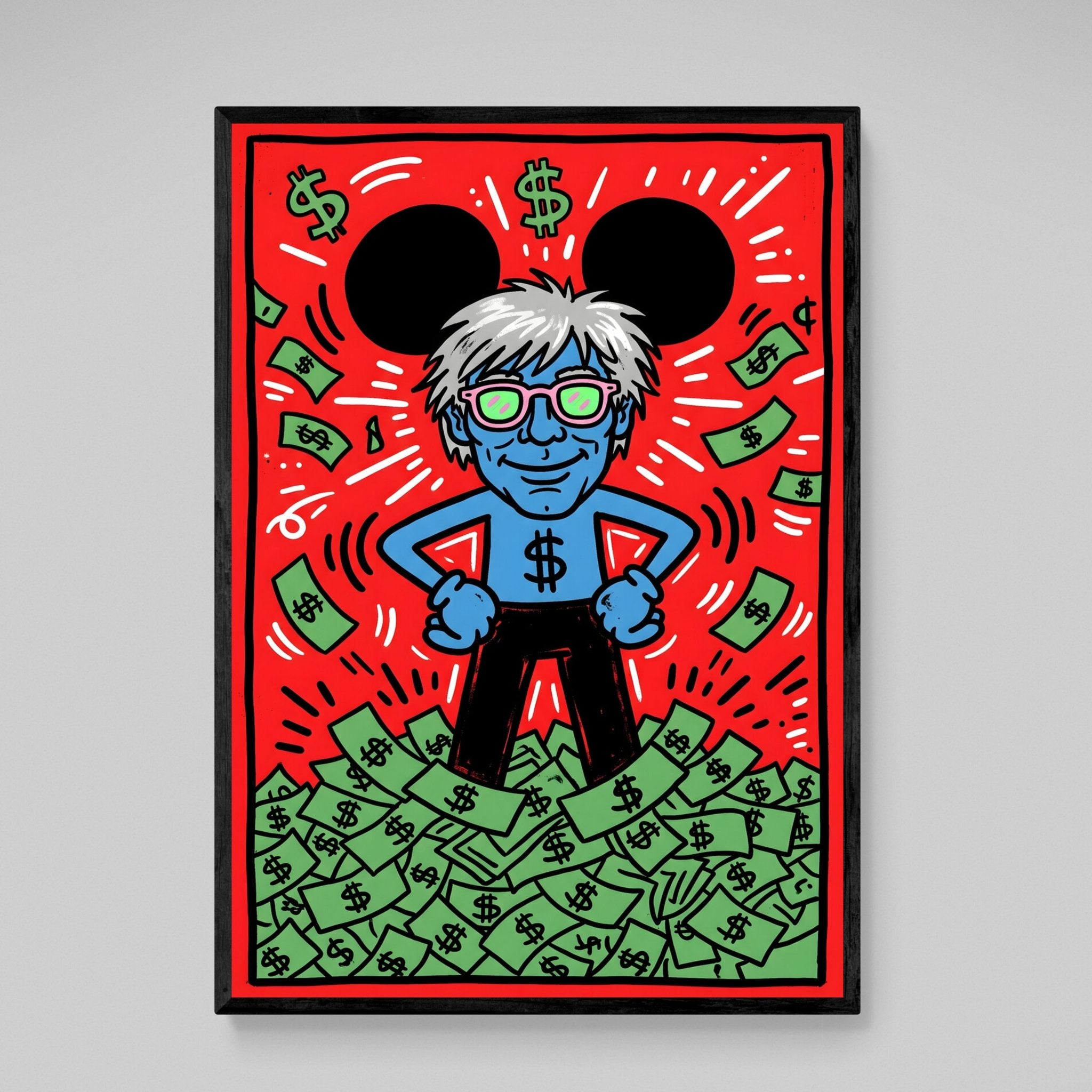 Money Vibes Pop Art Canvas - Luxury Art Canvas