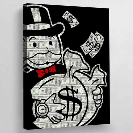 Monopoly Motivational Canvas - Luxury Art Canvas