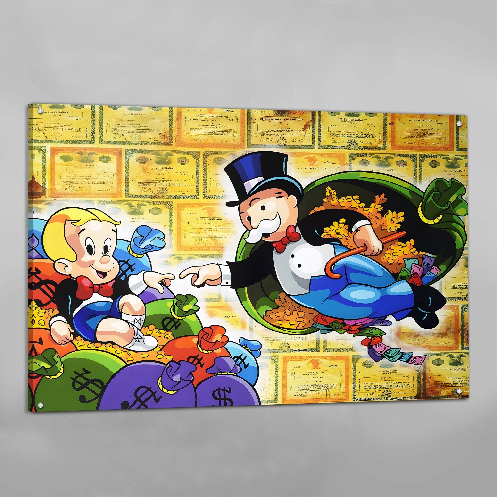 Monopoly Motivational Canvas Art - Luxury Art Canvas