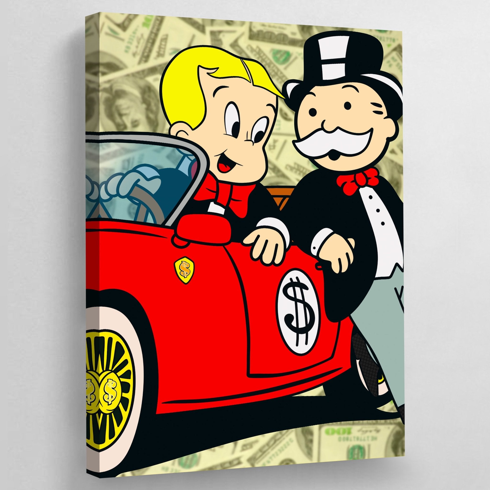 Monopoly Motivational Wall Art - Luxury Art Canvas