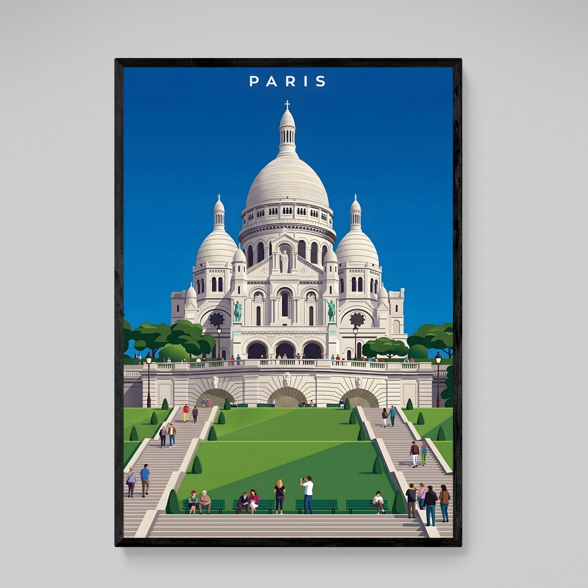 Montmartre Sacré - Cœur Paris Wall Art - Luxury Art Canvas