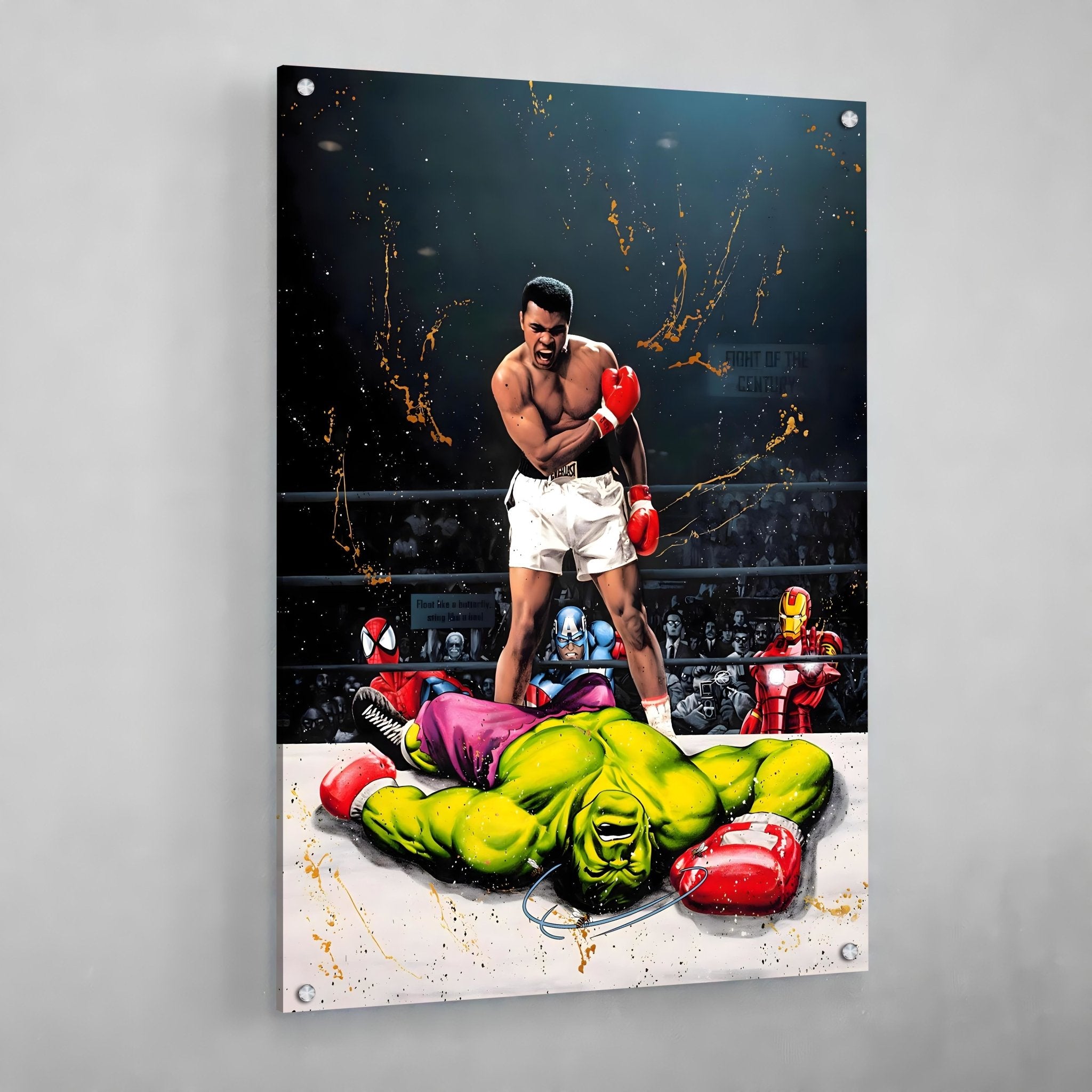 Muhammad Ali Comic Wall Art - Luxury Art Canvas