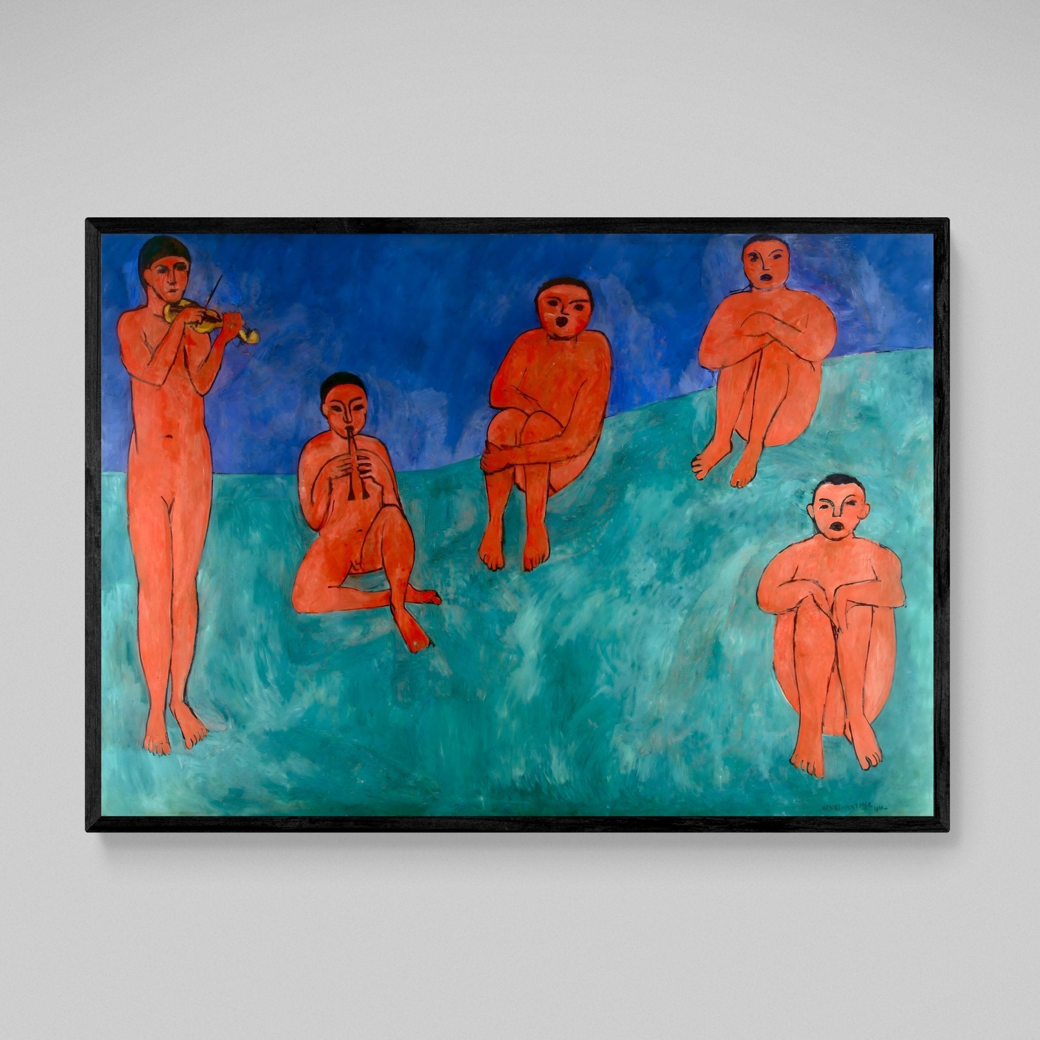 Music Matisse Wall Art - Luxury Art Canvas