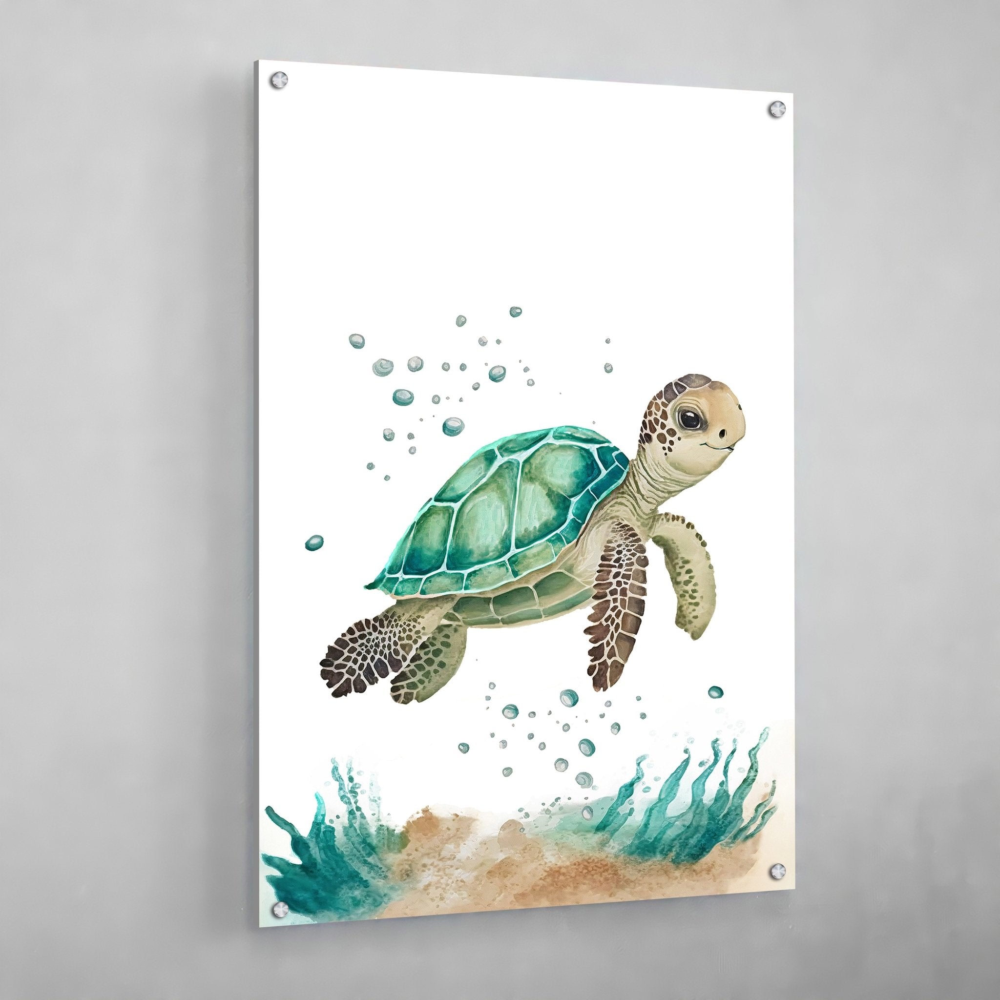 Nursery Turtle Wall Art - Luxury Art Canvas