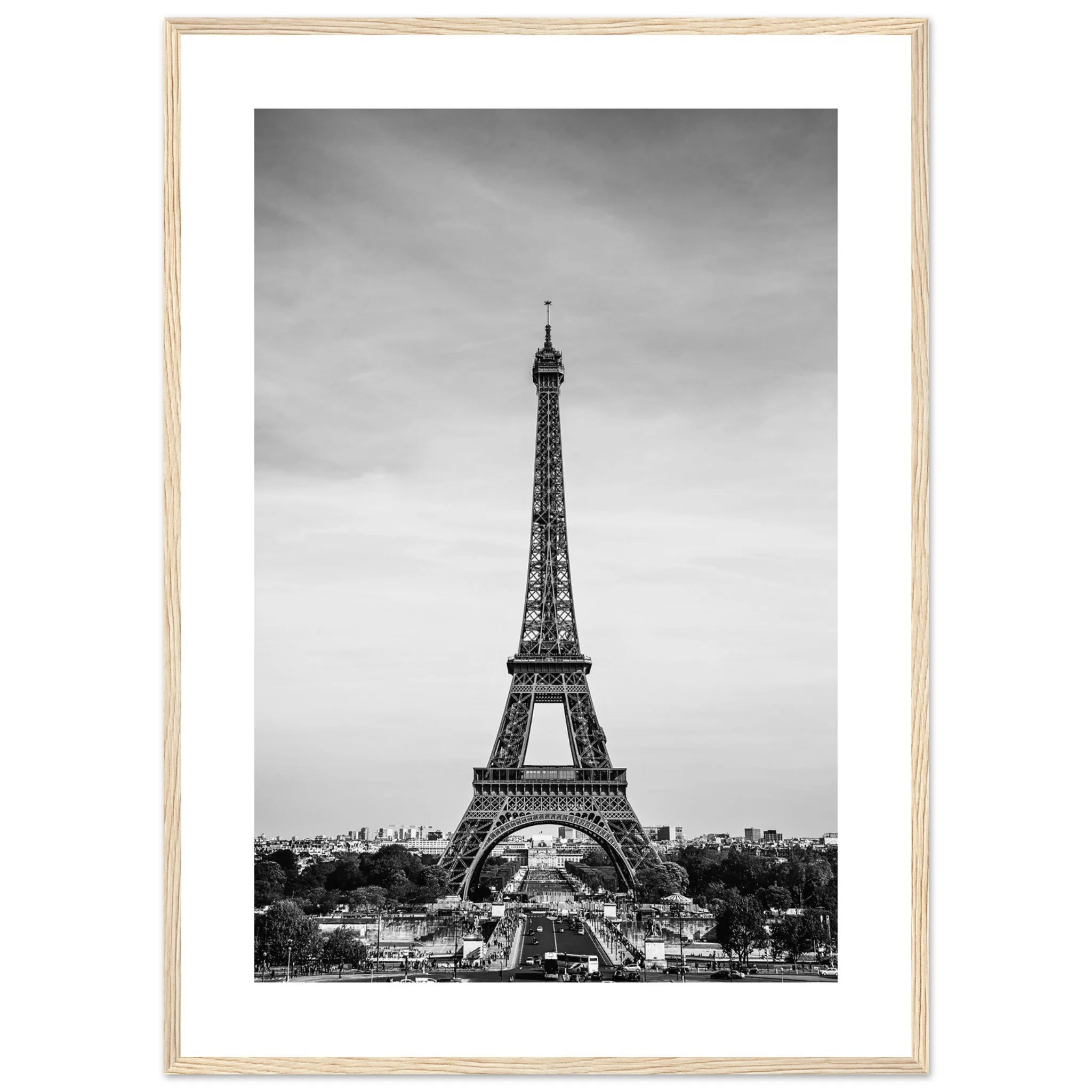 Paris Black and White Wall Art - Luxury Art Canvas
