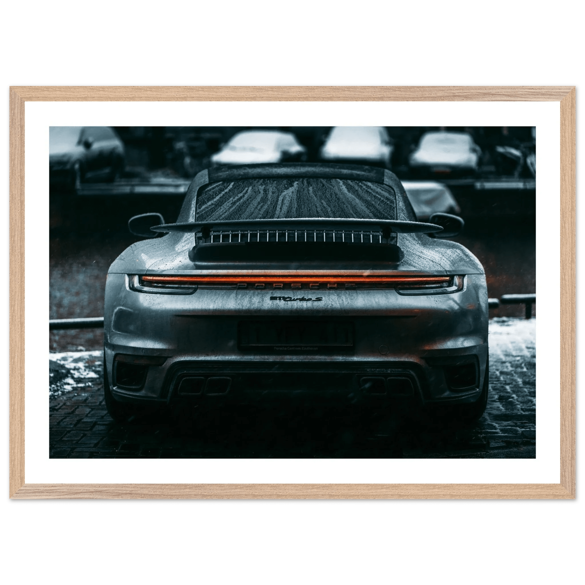 Porsche 911 Turbo S Photography Wall Art - Luxury Art Canvas