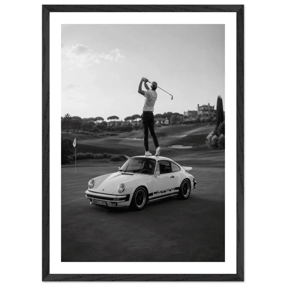 Porsche Carrera Golf Photography Wall Art - Luxury Art Canvas