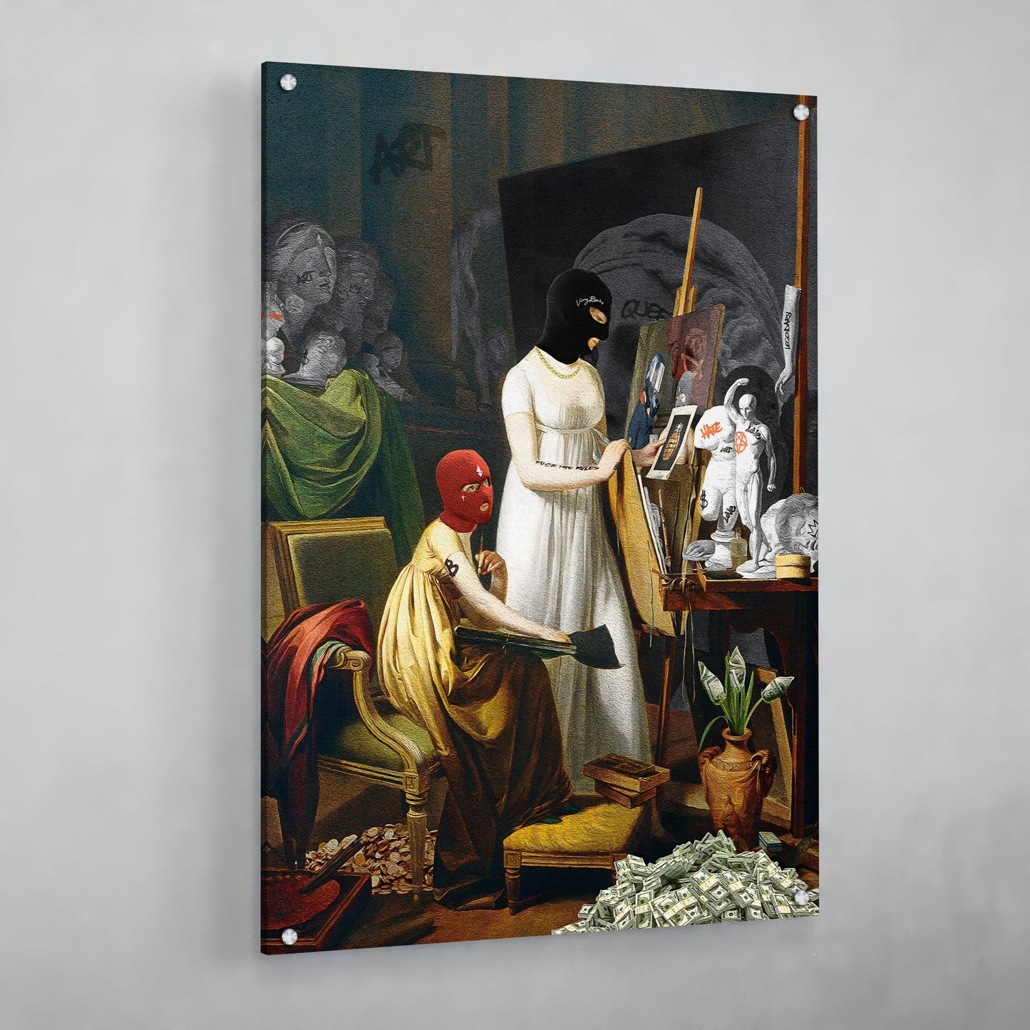 Rebel Artists Wall Art - Luxury Art Canvas