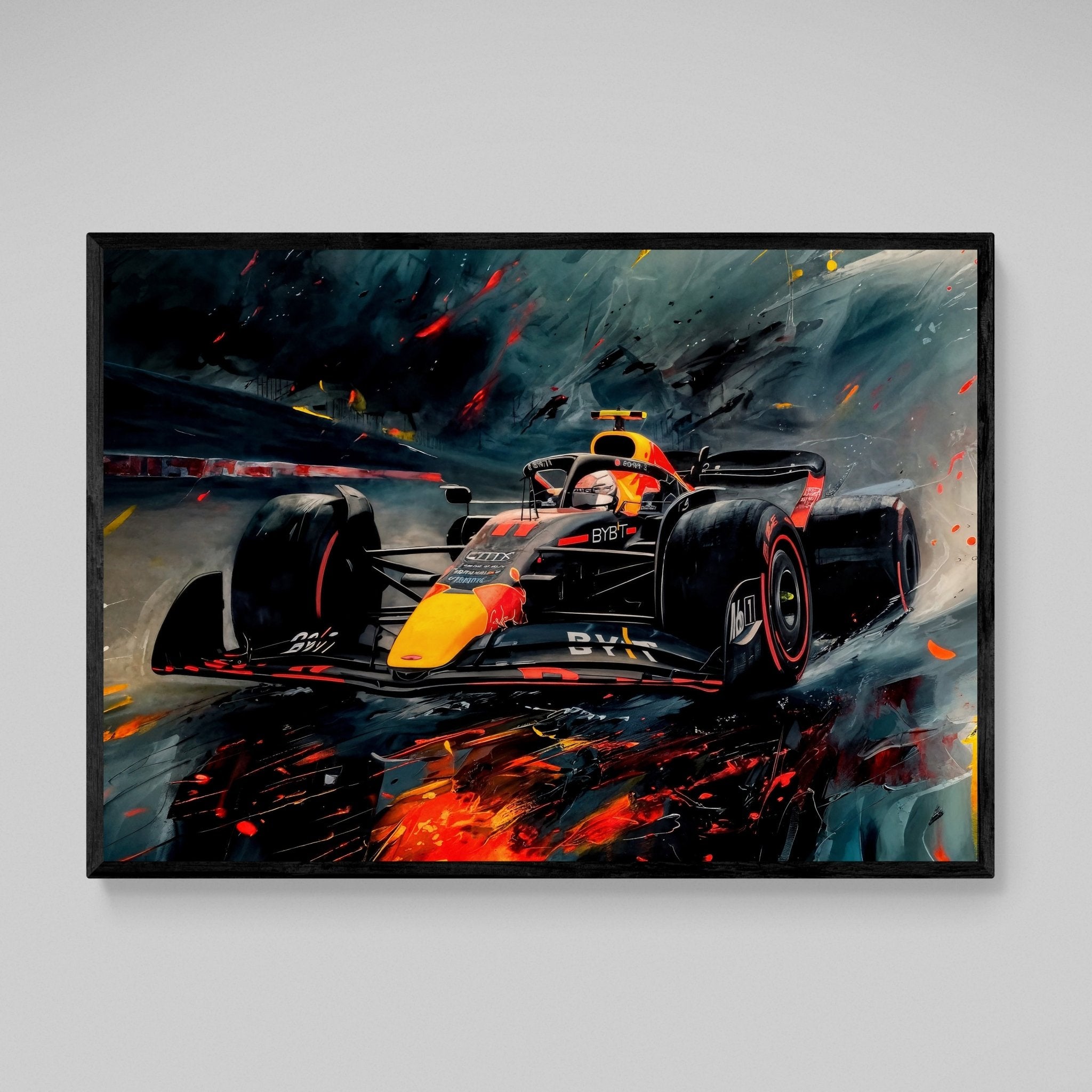 Red Bull F1 Wall Art - Luxury Art Canvas