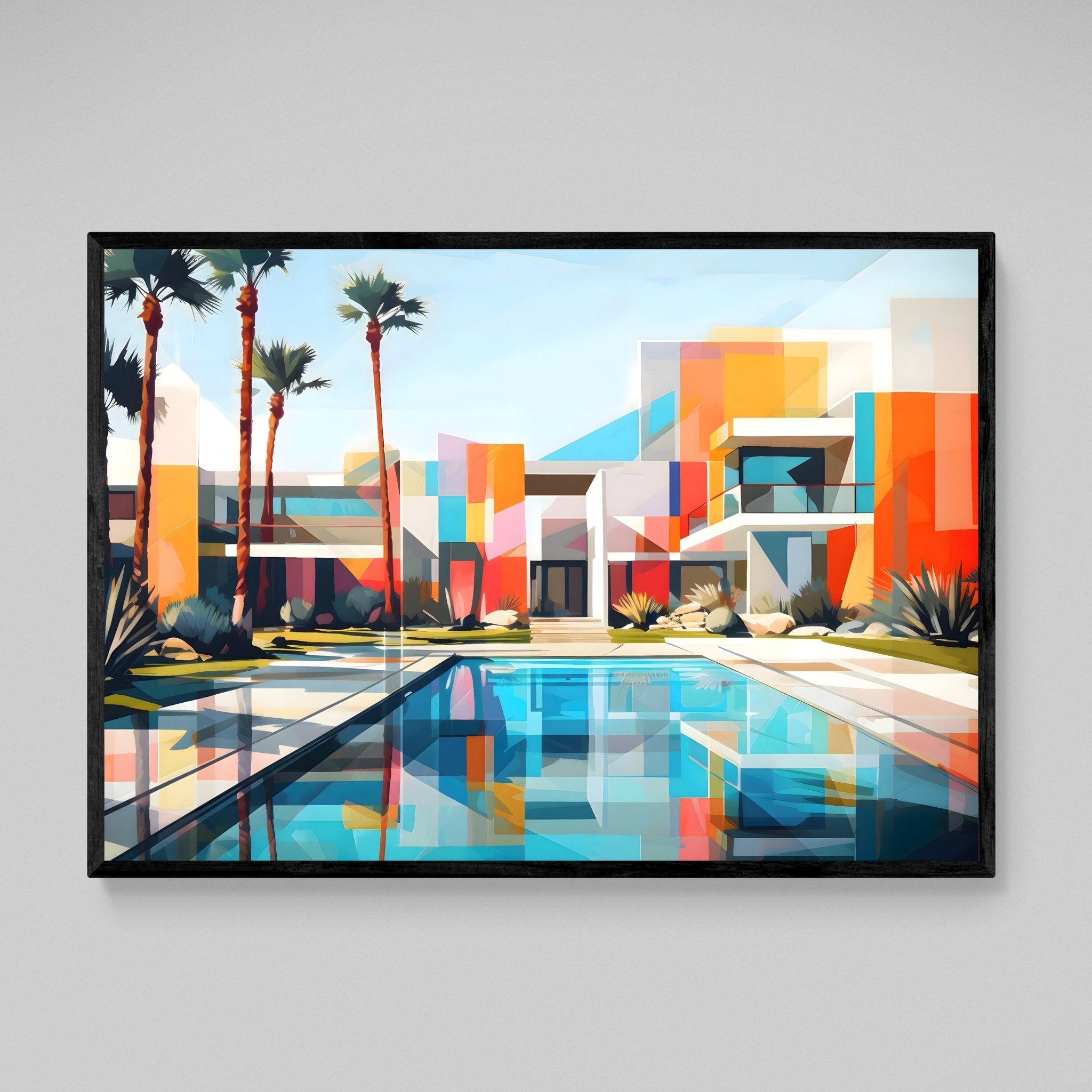 Retro Modern Wall Art - Luxury Art Canvas
