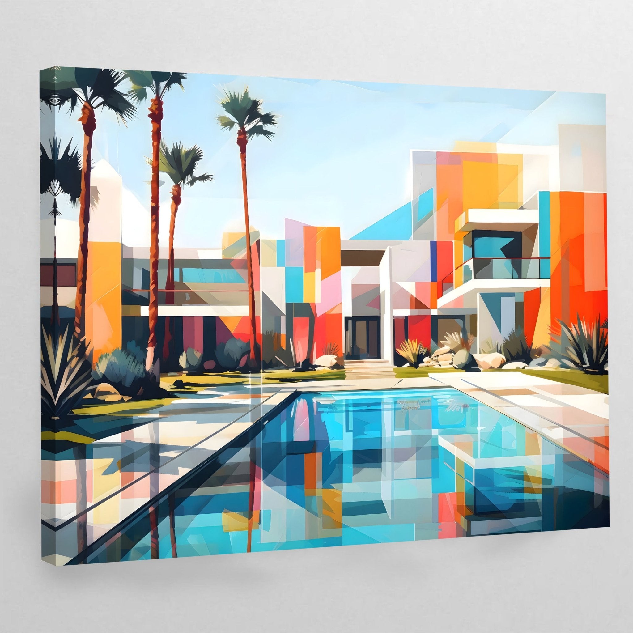 Retro Modern Wall Art - Luxury Art Canvas