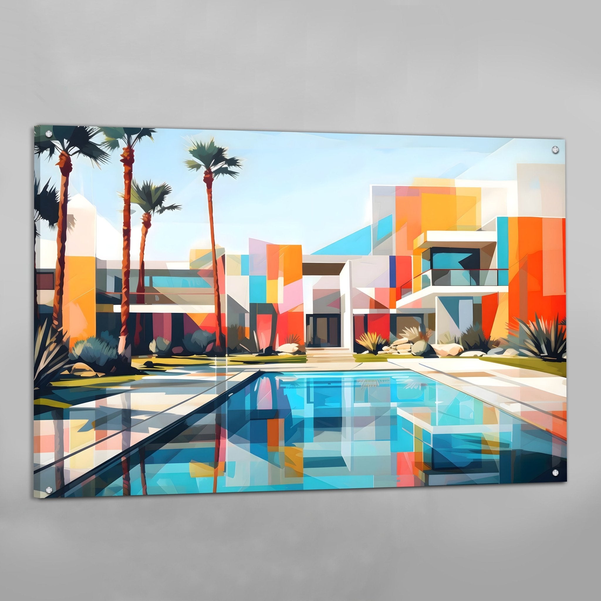 Retro Modern Wall Art - Luxury Art Canvas