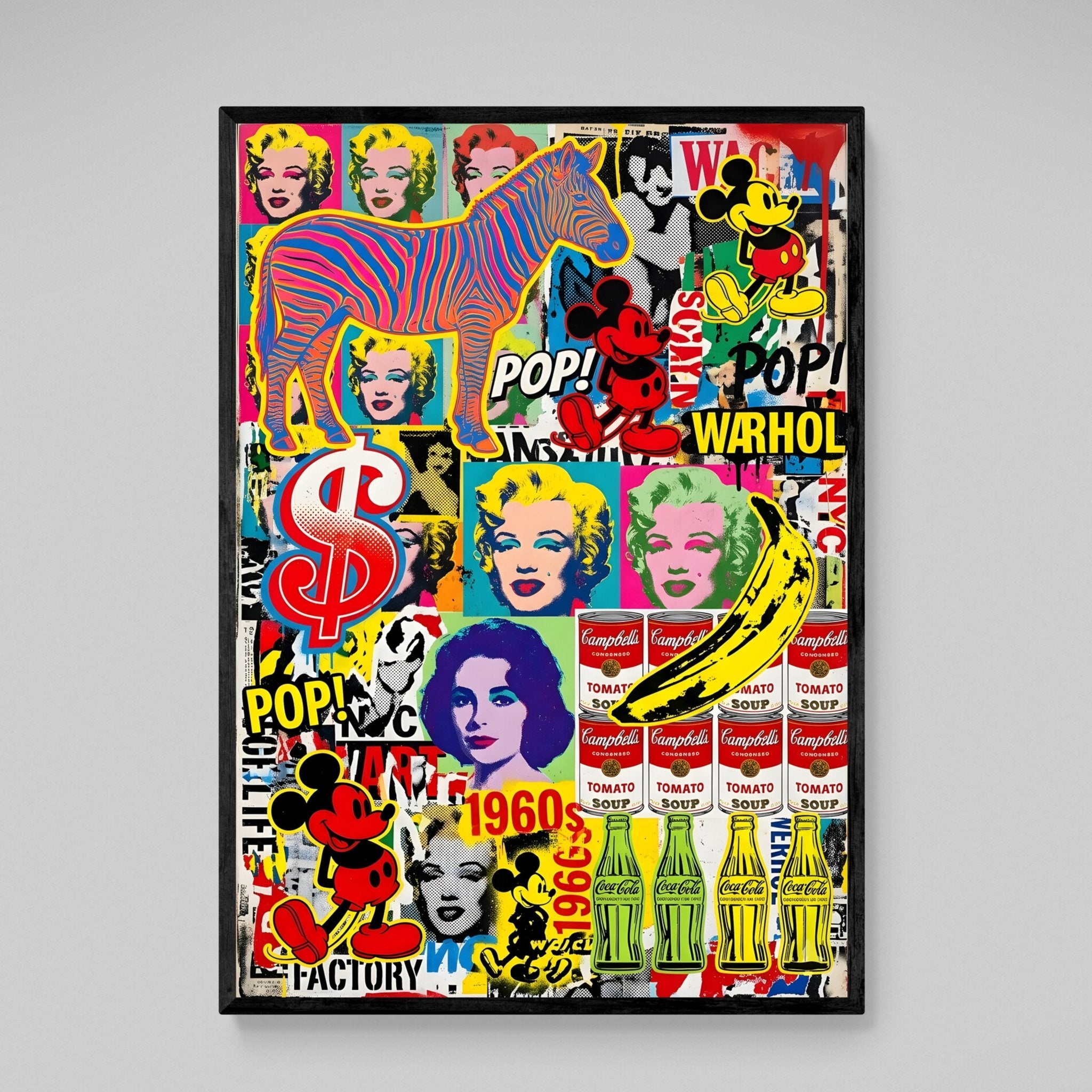 Retro Pop Culture Canvas - Luxury Art Canvas